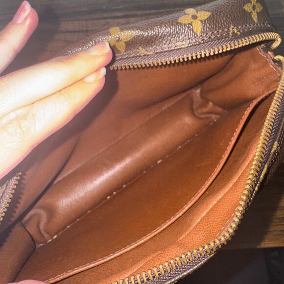 Vintage 1987 Louis Vuitton Monogram Coated Canvas Compiegne 23 Clutch Bag - Picture 8 of 12